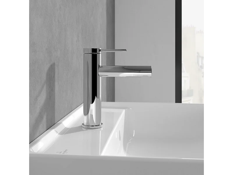 Mitigeur lavabo VILLEROY ET BOCH Loop & Friends sans tirette Chrome