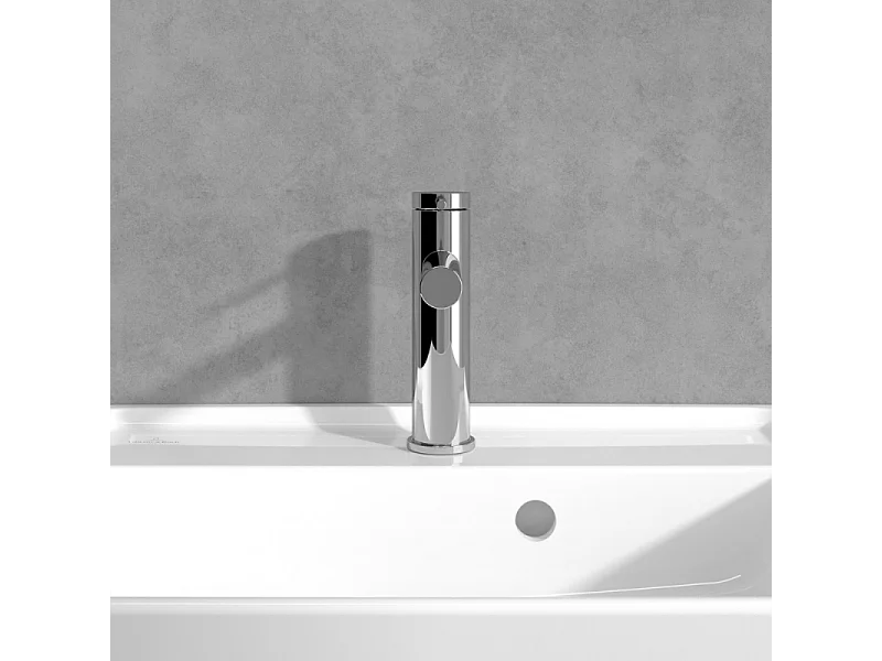 Mitigeur lavabo VILLEROY ET BOCH Loop & Friends sans tirette Chrome