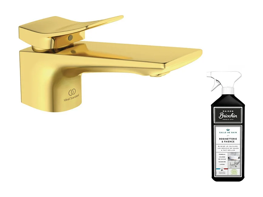 Mitigeur lavabo IDEAL STANDARD Conca or + nettoyant Briochin
