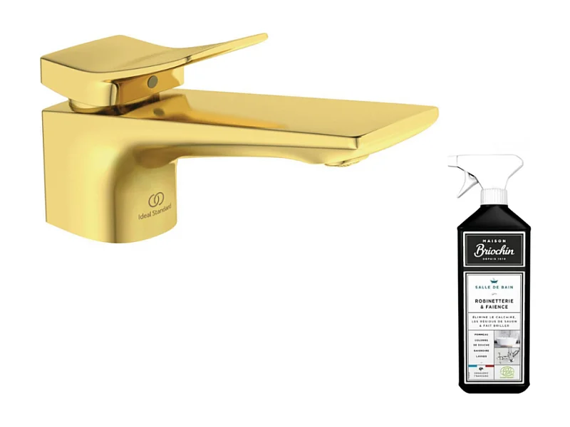 Mitigeur lavabo IDEAL STANDARD Conca or + nettoyant Briochin