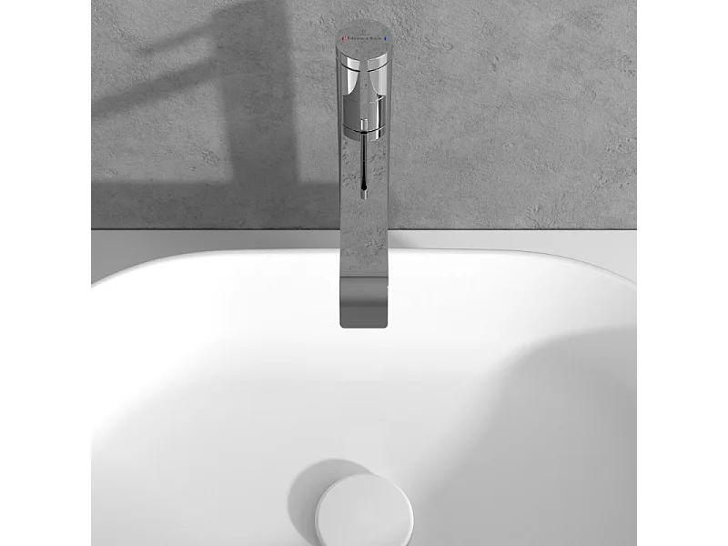 Mitigeur lavabo surélevé VILLEROY ET BOCH Dawn sans tirette Chrome