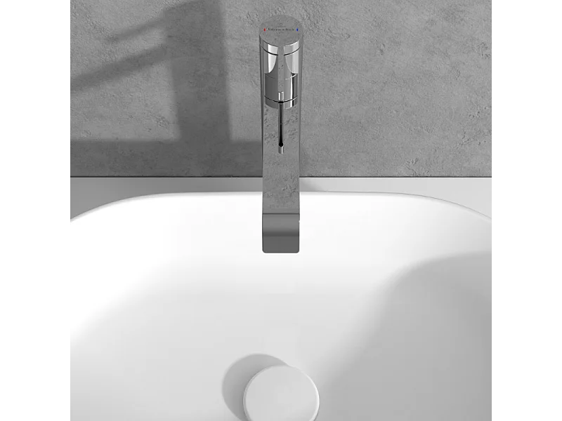 Mitigeur lavabo surélevé VILLEROY ET BOCH Dawn sans tirette Chrome