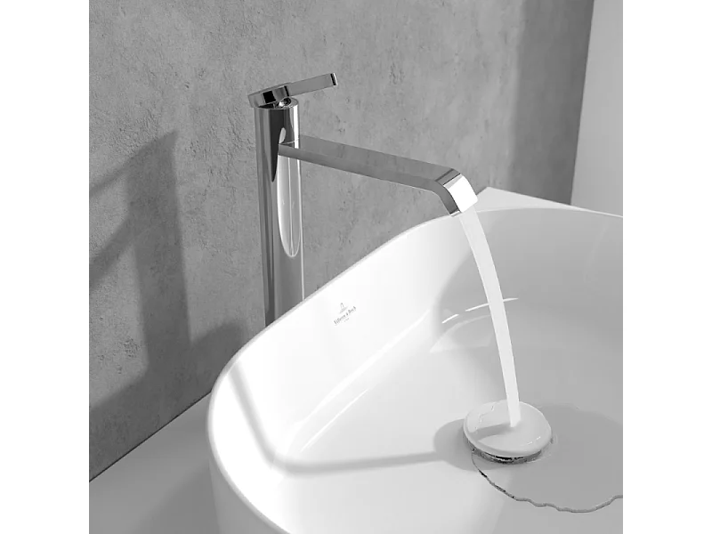 Mitigeur lavabo surélevé VILLEROY ET BOCH Dawn sans tirette Chrome
