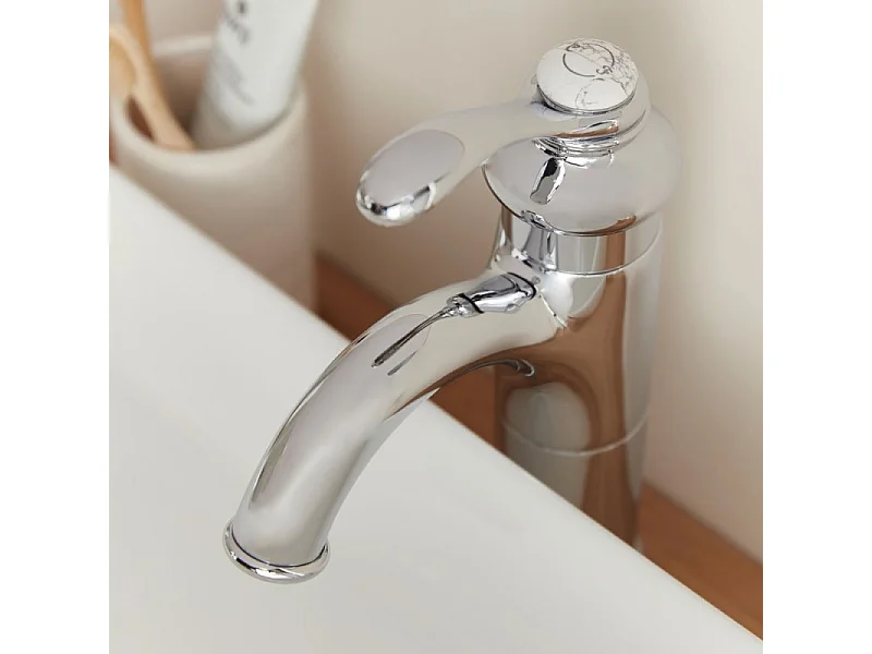 Mitigeur lavabo haut JACOB DELAFON Fairfax + nettoyant Briochin