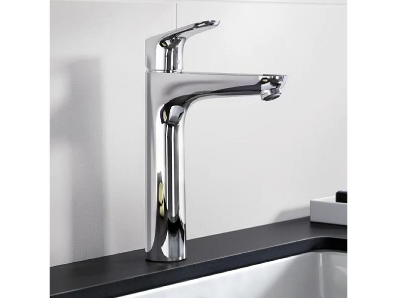 Lot 2 mitigeur lavabo HANSGROHE Focus H190 Eco C3, avec tirette chromé