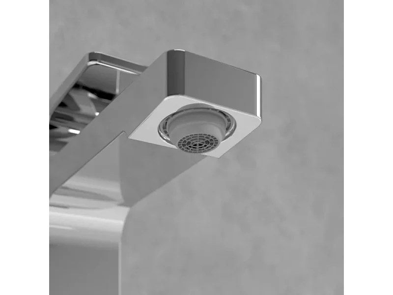 Mitigeur lavabo VILLEROY ET BOCH Architectura Square avec tirette Chrome