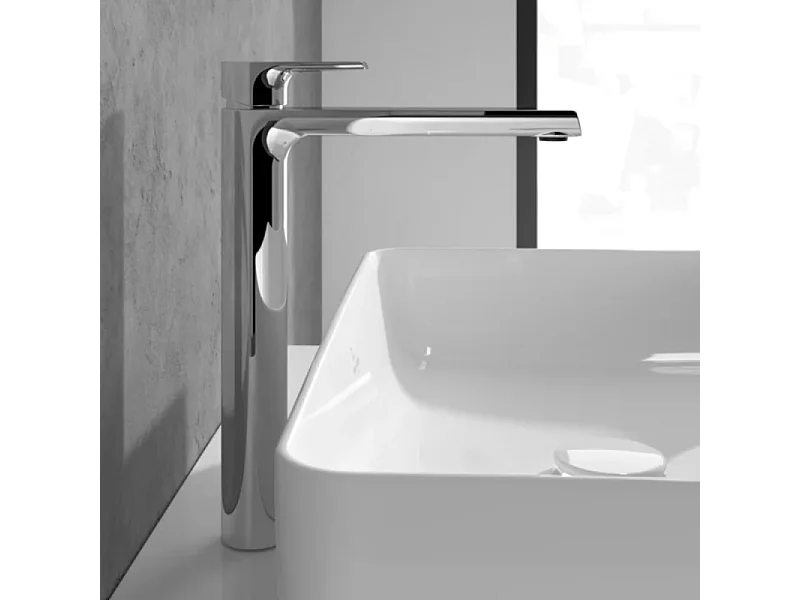 Mitigeur lavabo surélevée VILLEROY ET BOCH Liberty XXXL sans tirette Chrome