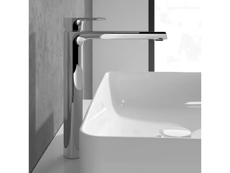 Mitigeur lavabo surélevée VILLEROY ET BOCH Liberty XXXL sans tirette Chrome