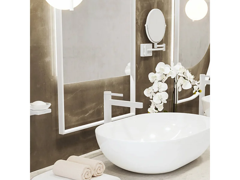 Mitigeur lavabo HANSGROHE Finoris 260 bonde Push-Open Blanc mat