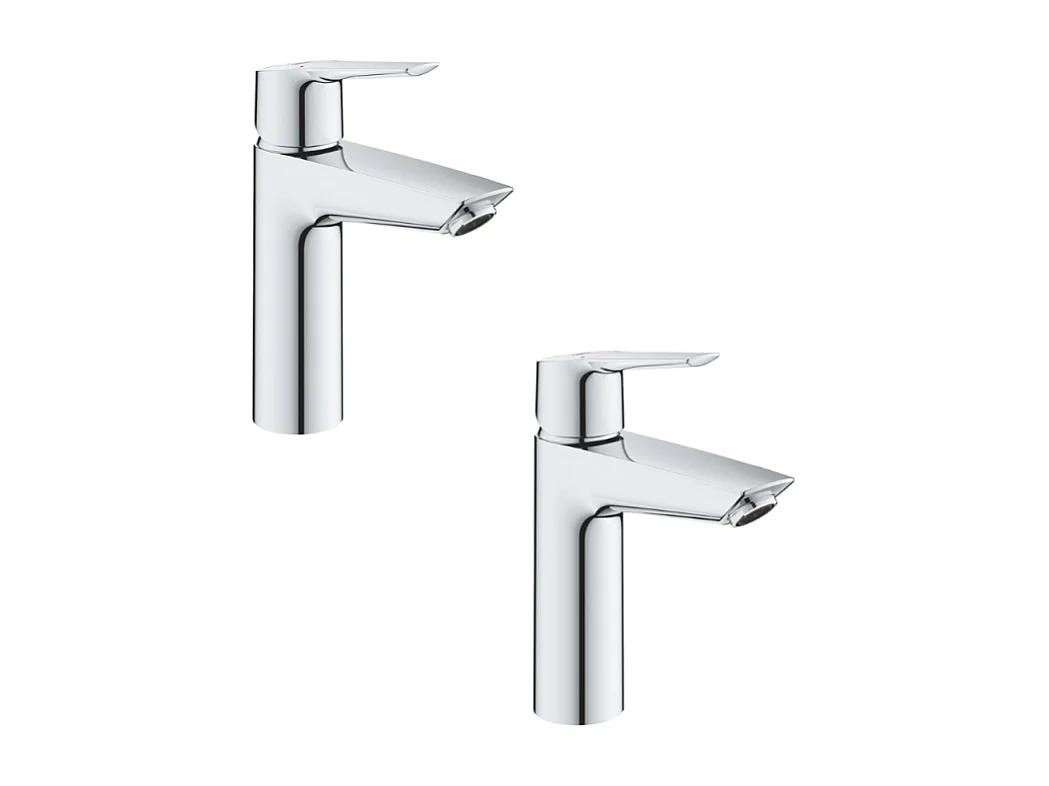 GROHE Mitigeur lavabo Start 2021 avec vidage Push-Open chrome taille M