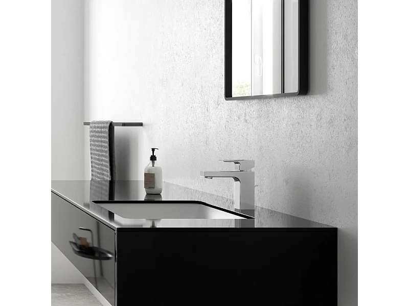 Mitigeur lavabo HANSGROHE 100 avec tirette et vidage chrome + nettoyant Briochin