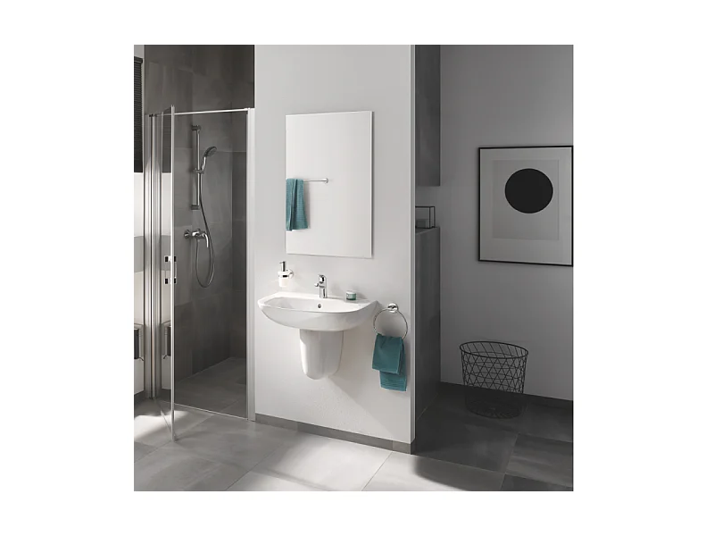 Mitigeur lavabo GROHE Quickfix Start Curve taille S + nettoyant GrohClean