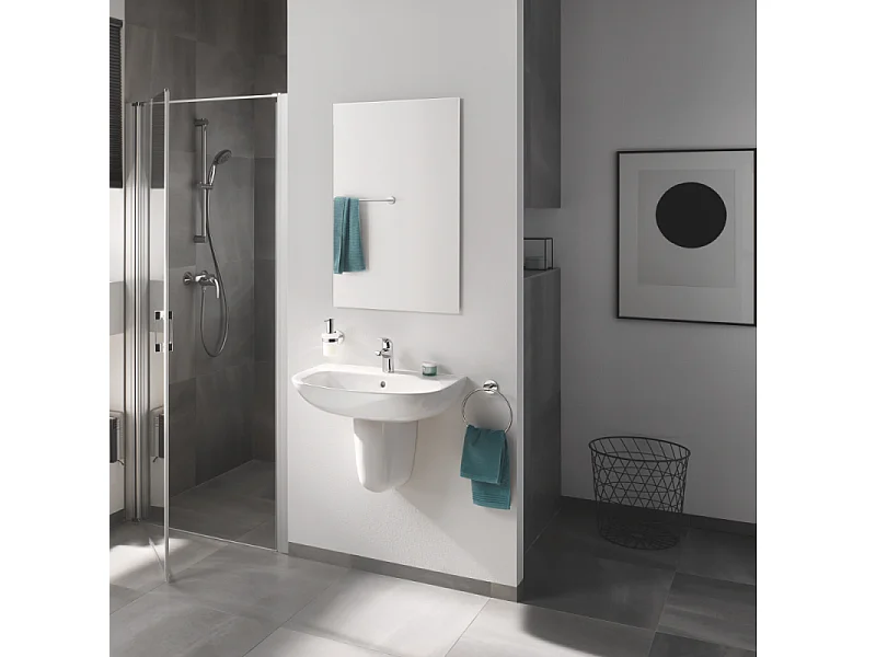 Mitigeur lavabo GROHE Quickfix Start Curve taille S + nettoyant GrohClean