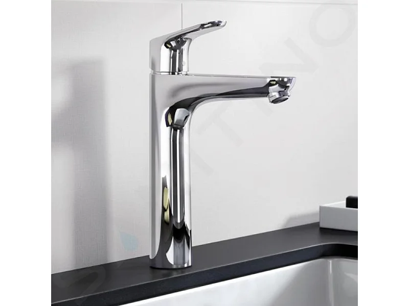Mitigeur lavabo HANSGROHE Focus 190 Eco C3 avec tirette et vidage chrome + nettoyant Briochin