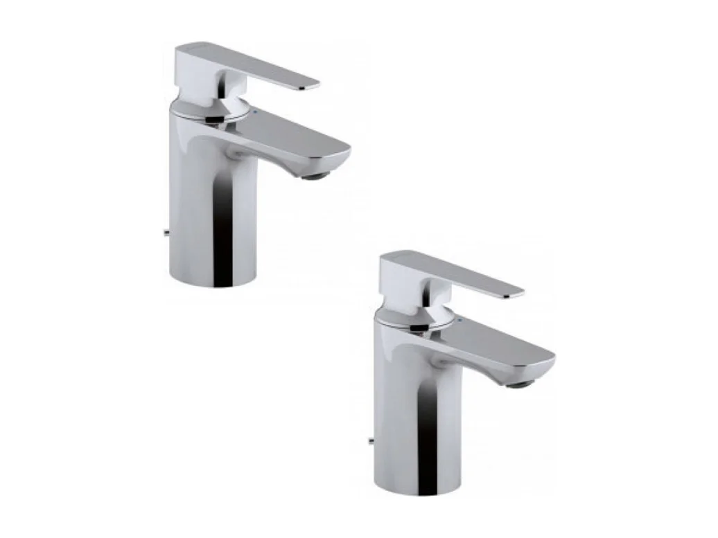 Lot de 2 mitigeurs lavabo JACOB DELAFON Aleo+ avec tirette