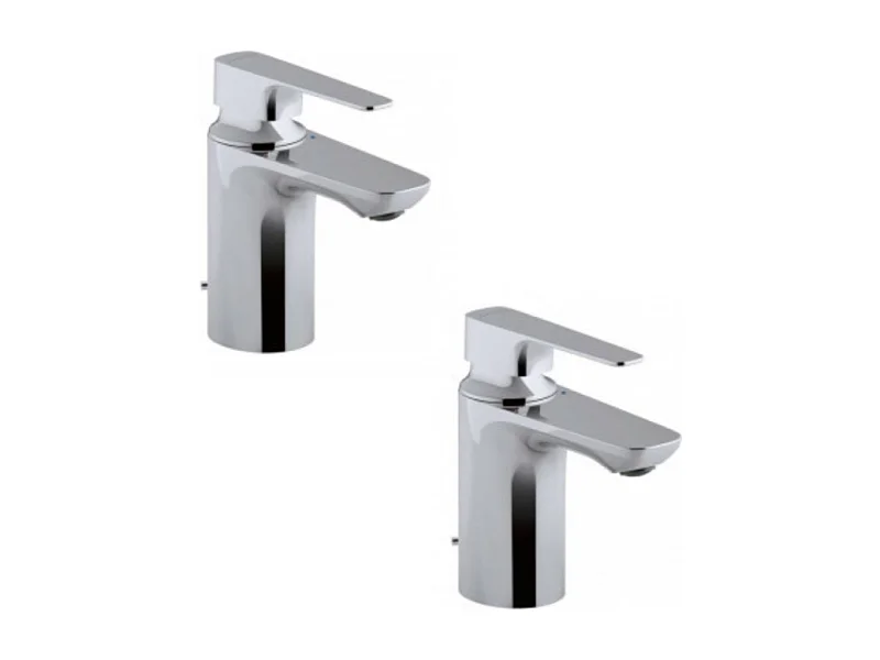 Lot de 2 mitigeurs lavabo JACOB DELAFON Aleo+ avec tirette