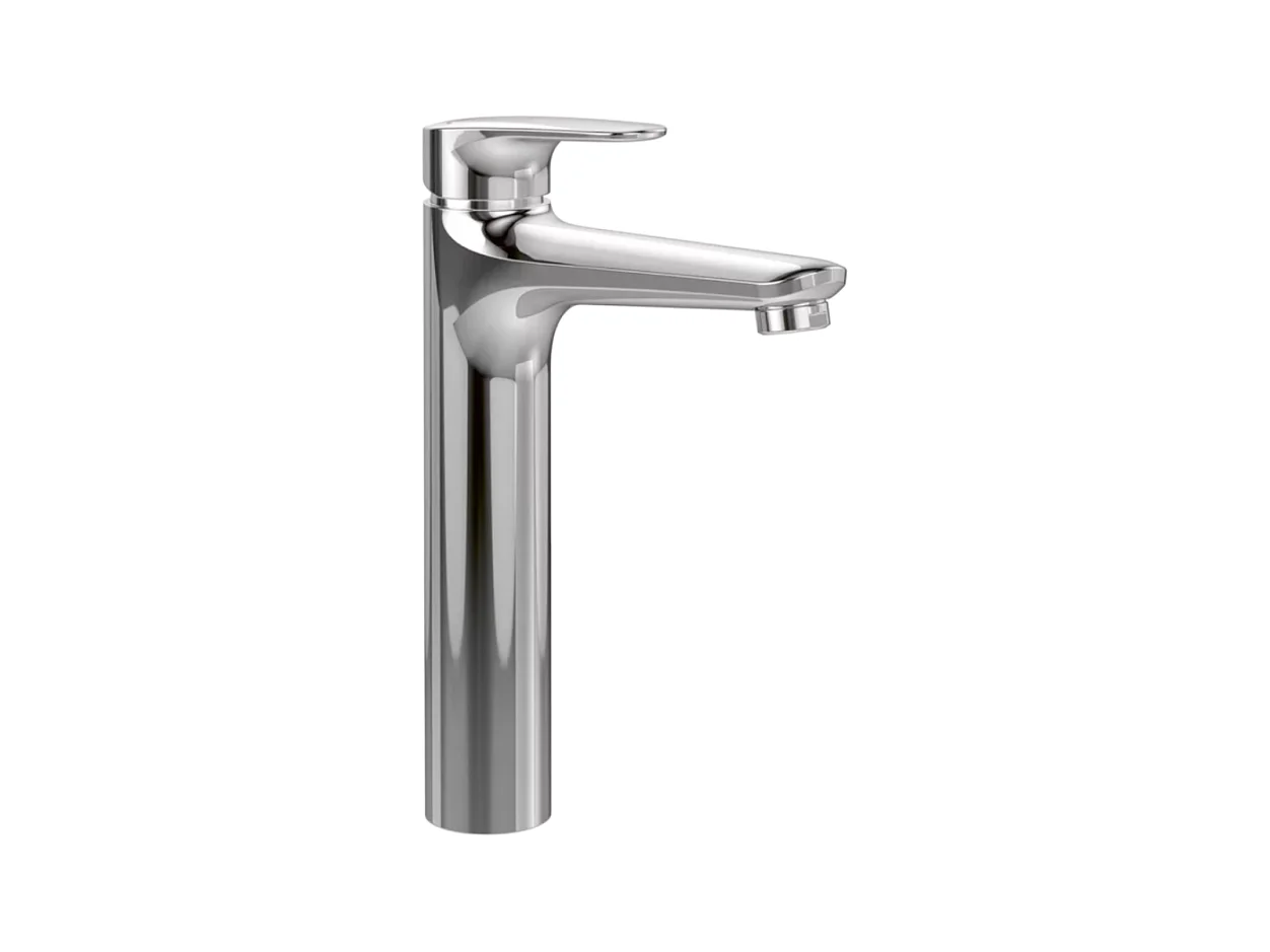 Mitigeur lavabo surélevé VILLEROY ET BOCH O.novo Start avec vidage Push Open chrome