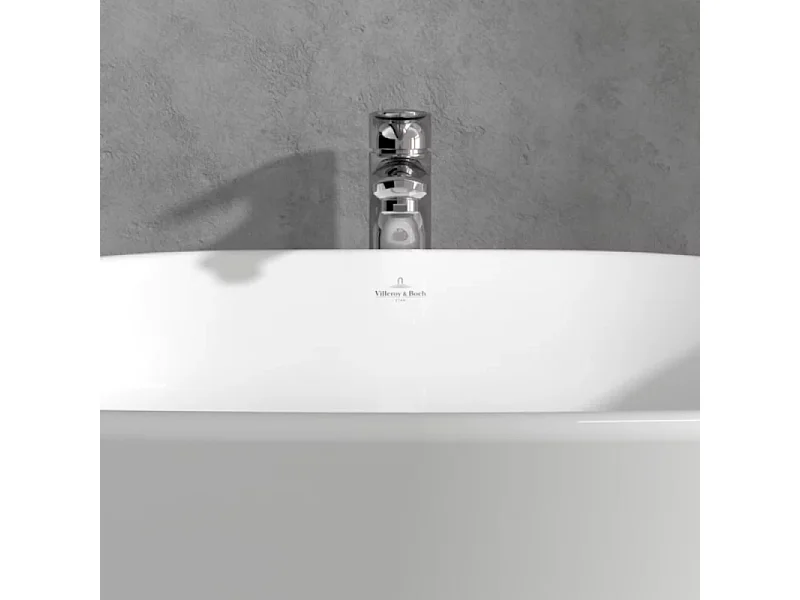 Mitigeur lavabo surélevé VILLEROY ET BOCH O.novo Start avec vidage Push Open chrome