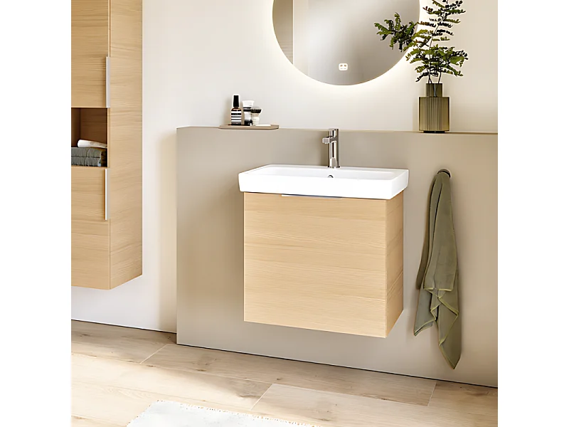 Mitigeur lavabo VILLEROY ET BOCH Architectura avec tirette chrome