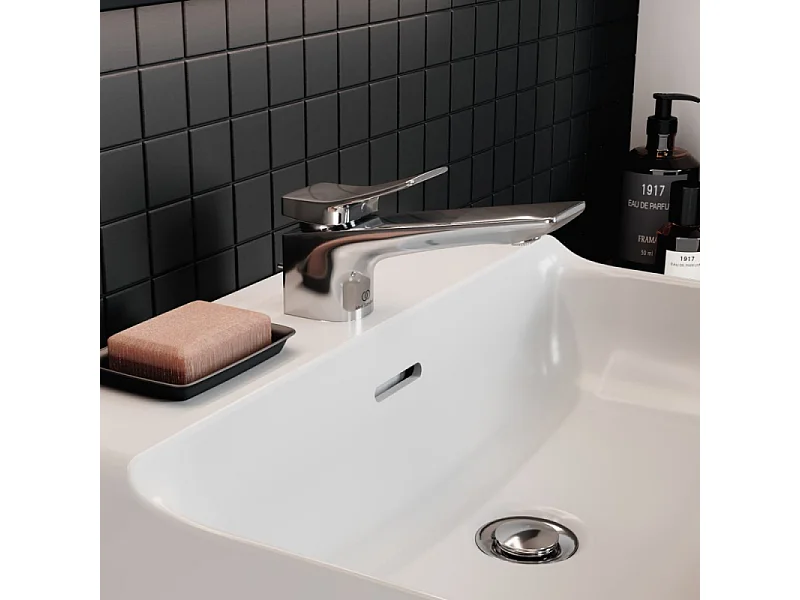 IDEAL STANDARD Mitigeur lavabo Conca avec tirette et vidage chrome