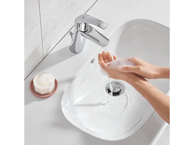 GROHE Lot de 3 Mitigeurs lavabo Eurosmart taille M