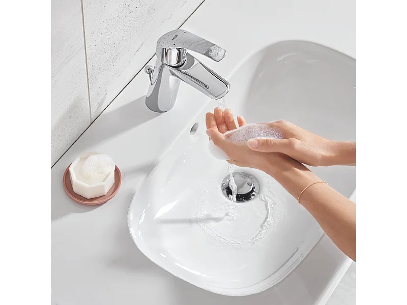 GROHE Lot de 3 Mitigeurs lavabo Eurosmart taille M