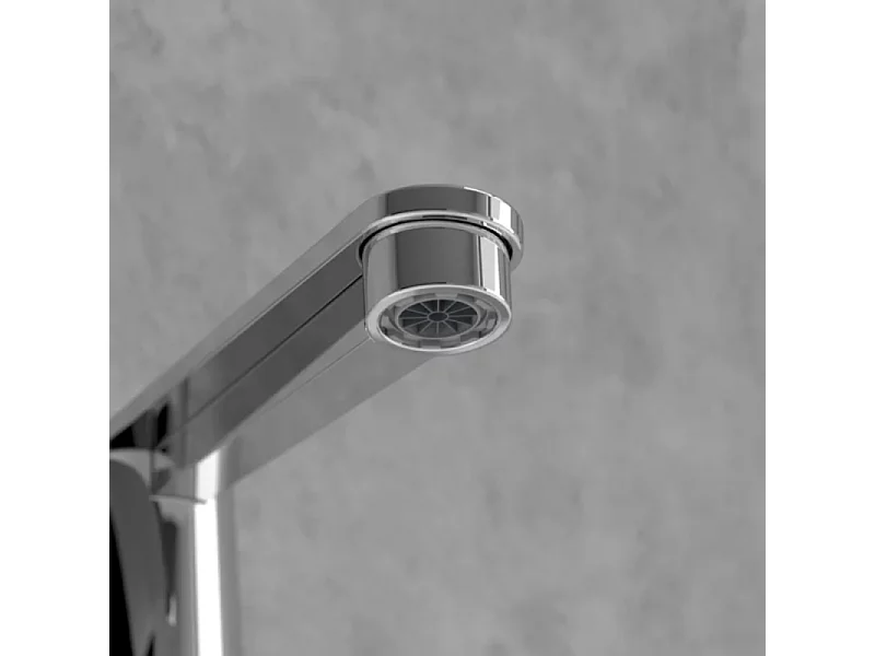 Mitigeur lavabo 3 trous VILLEROY ET BOCH Conum sans tirette Noir mat