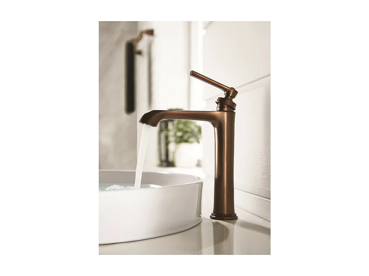 Lot de deux mitigeurs retro PAINI lavabo haut Lady's 180 Auburn