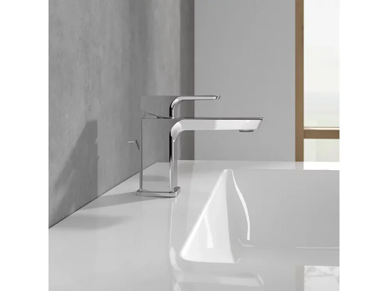 Mitigeur lavabo compact VILLEROY ET BOCH Subway 3.0 sans tirette Brushed Gold