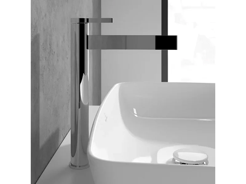 Mitigeur lavabo droit surélevé VILLEROY ET BOCH Dawn sans tirette Chrome