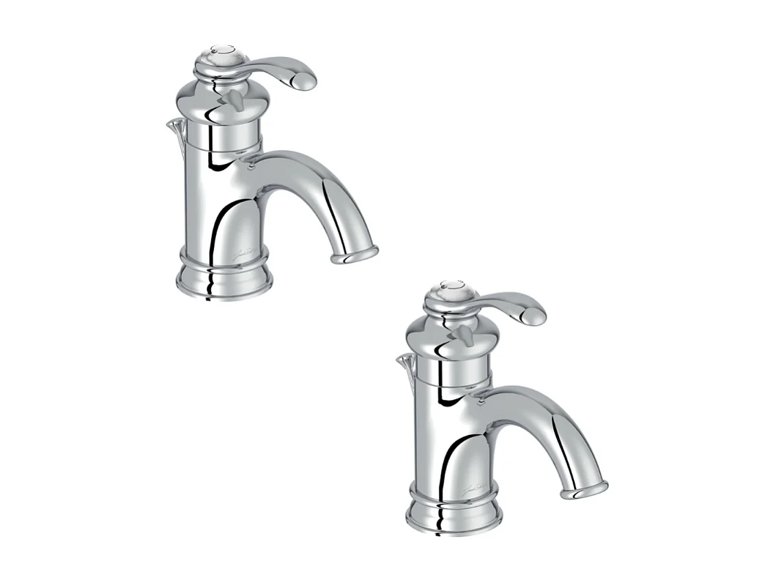 Lot de 2 robinets lavabo JACOB DELAFON Fairfax bec bas