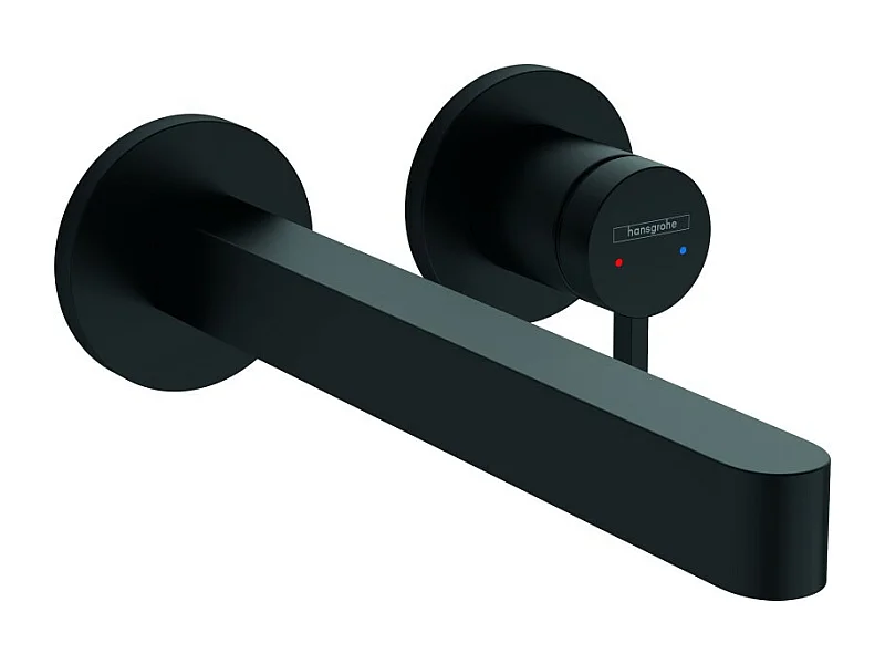 HANSGROHE Finoris mezclador empotrado para lavabo negro mate