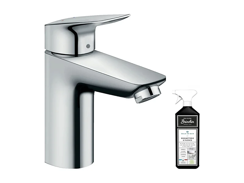 Mitigeur lavabo HANSGROHE Logis 100 + nettoyant Briochin