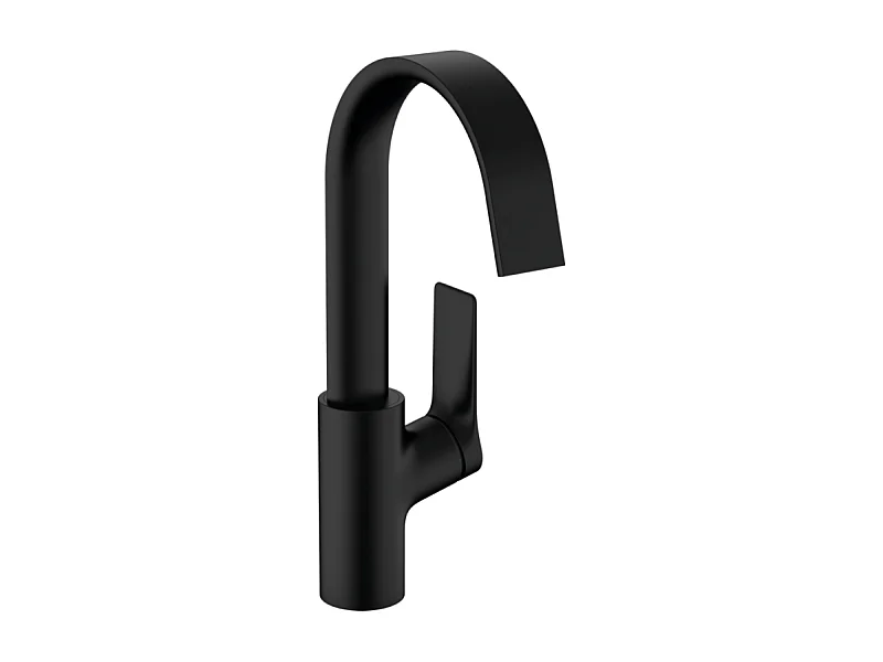 HANSGROHE Mezclador de lavabo 210 con caño giratorio 120° sin extraíble ni desagüe negro mate