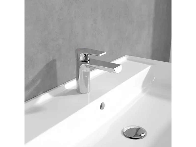 Mitigeur lavabo VILLEROY ET BOCH Liberty S avec tirette Chrome