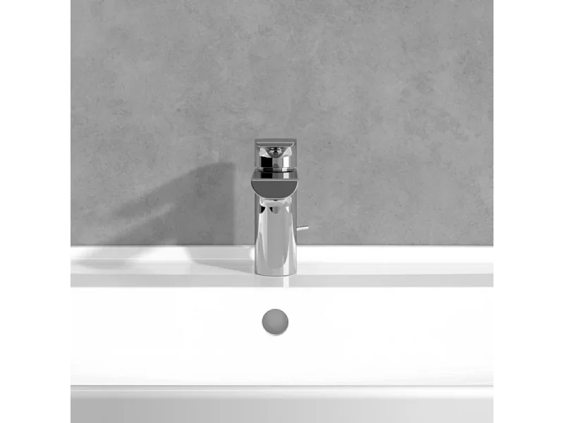 Mitigeur lavabo VILLEROY ET BOCH Liberty S avec tirette Chrome