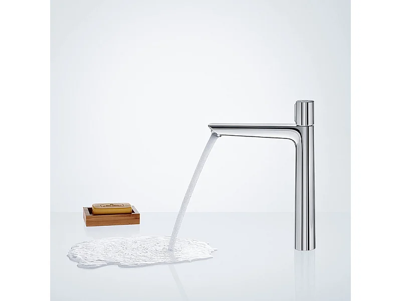 Mitigeur lavabo HANSGROHE Talis Select E 240 avec tirette et vidage chrome + nettoyant Briochin