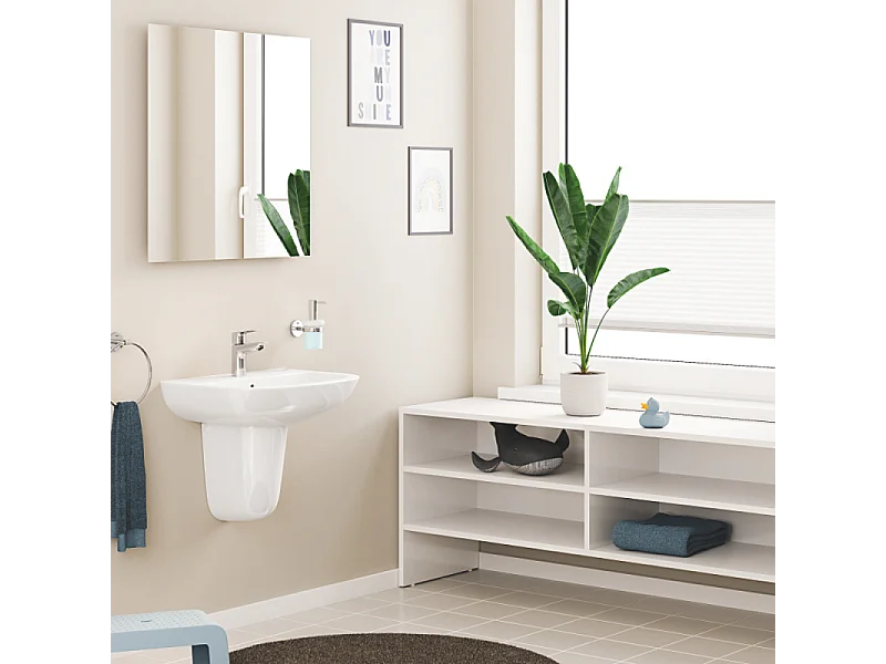 Mitigeur lavabo GROHE Quickfix Start Edge taille S + microfibre