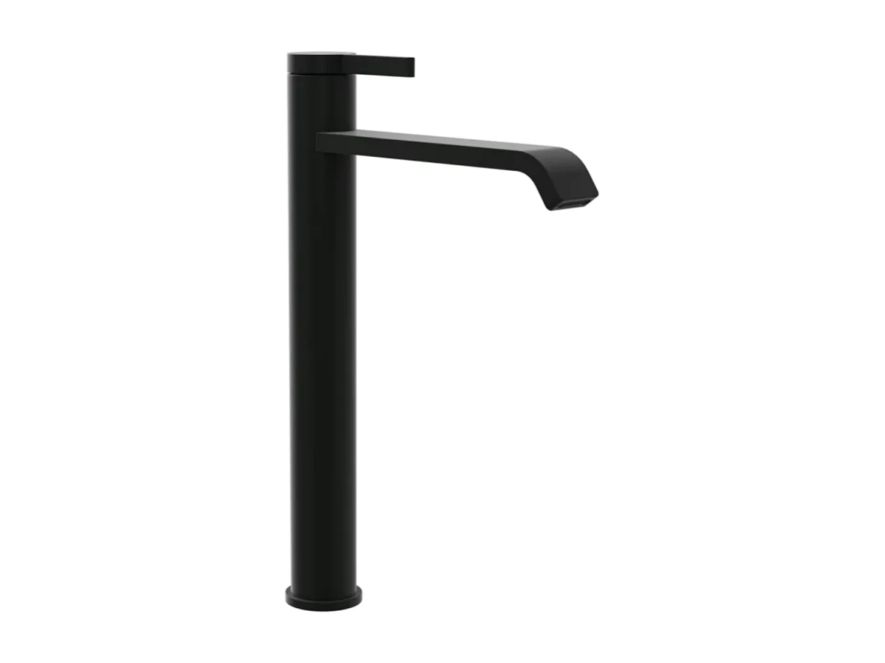 Mitigeur lavabo surélevé VILLEROY ET BOCH Dawn sans tirette Noir mat