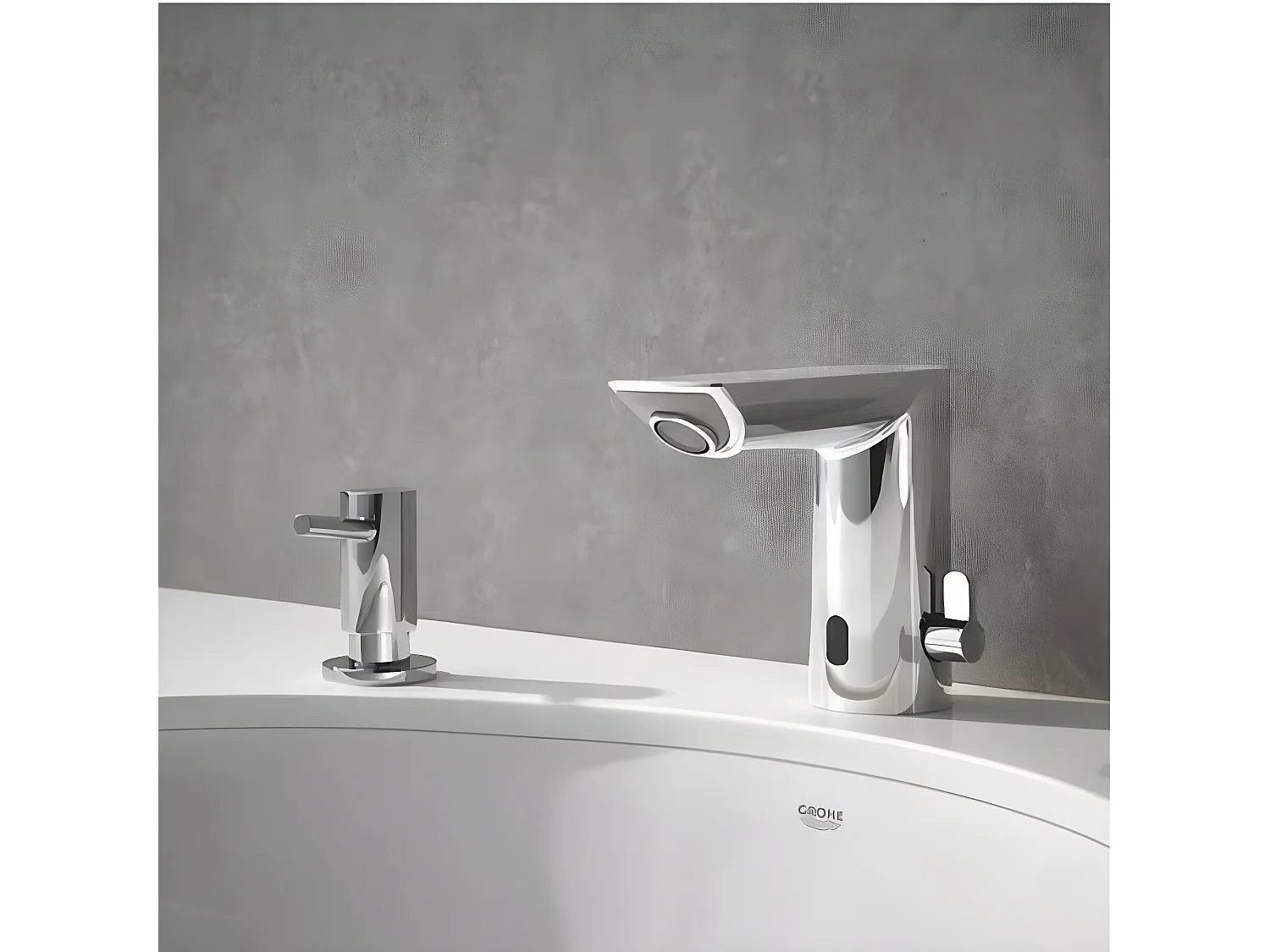 GROHE Mezclador monomando de lavabo por infrarrojos Bau Cosmopolitan E