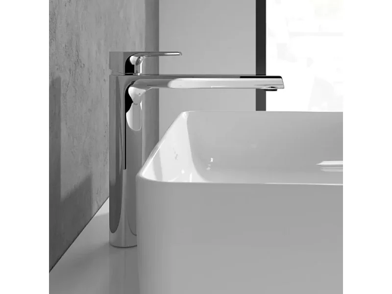 Mitigeur lavabo surélevée VILLEROY ET BOCH Liberty XL sans tirette Chrome