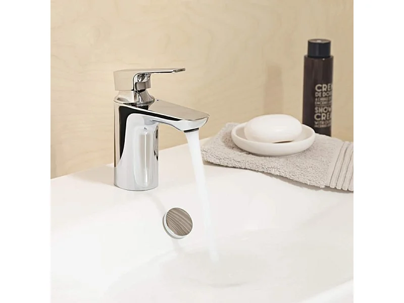 Mitigeur lavabo JACOB DELAFON Aleo+ sans tirette + nettoyant Briochin