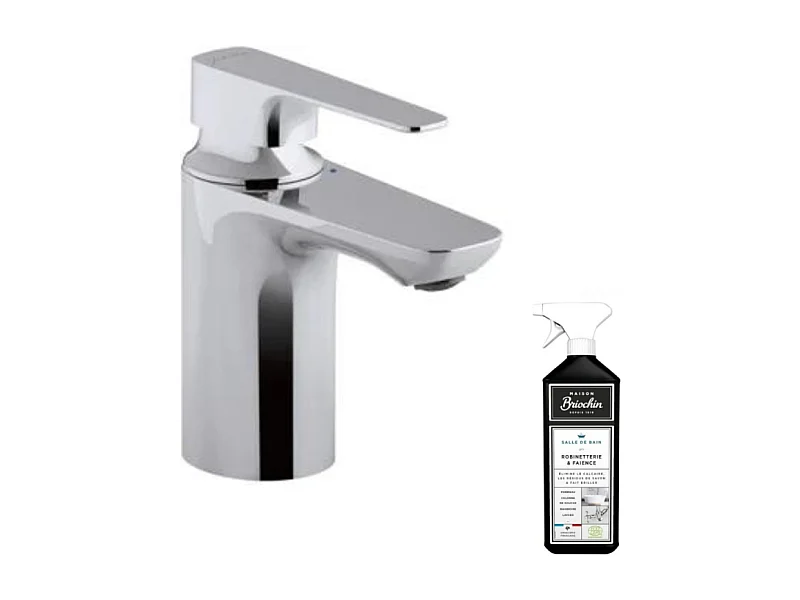 Mitigeur lavabo JACOB DELAFON Aleo+ sans tirette + nettoyant Briochin