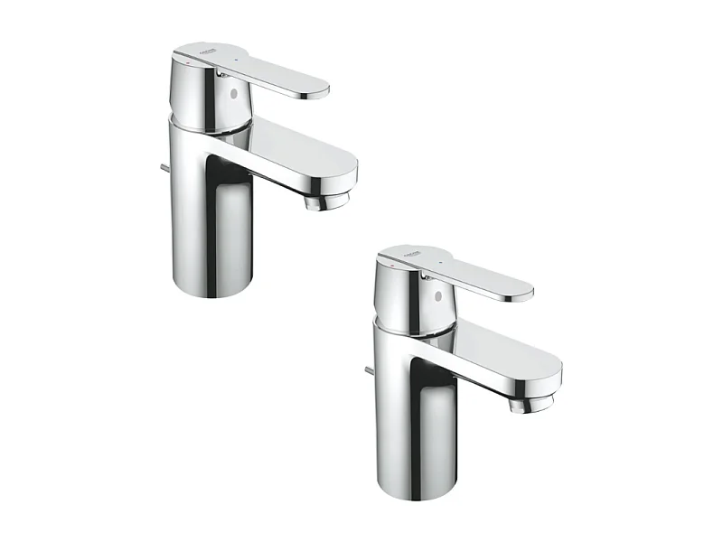 GROHE Mitigeur lavabo Get Chromé avec tirette x2