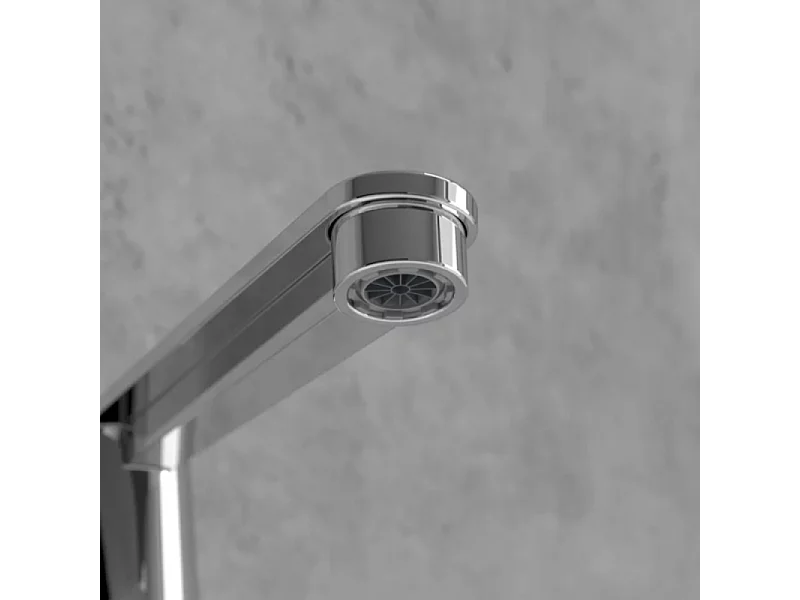 Mitigeur lavabo VILLEROY ET BOCH Conum ouverture côté avec vidage Push Open Chrome