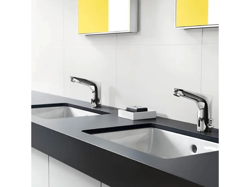 Mitigeur lavabo infrarouge HANSGROHE + nettoyant Briochin