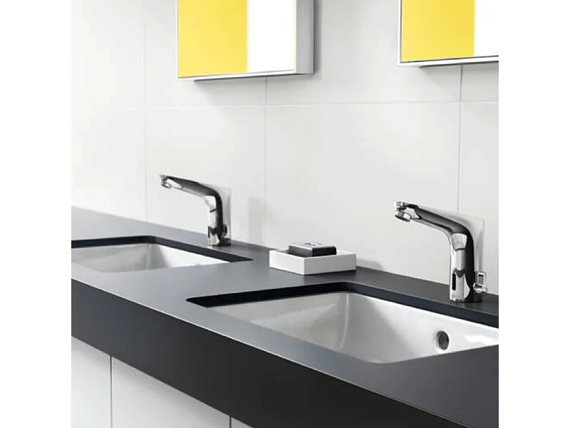 Mitigeur lavabo infrarouge HANSGROHE + nettoyant Briochin