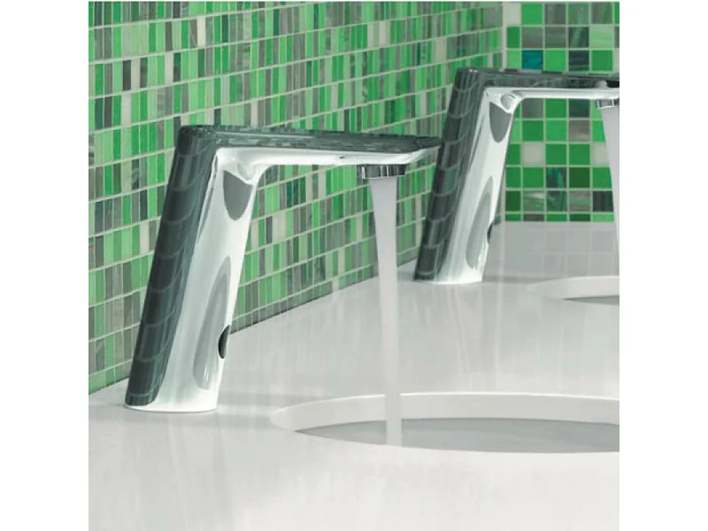 Mitigeur lavabo infrarouge HANSGROHE Metris S chrome + nettoyant Briochin