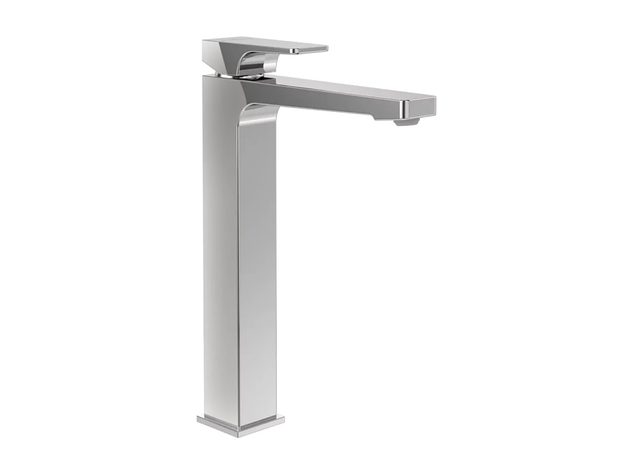 Mitigeur lavabo surélevé VILLEROY ET BOCH Architectura Square avec vidage Push Open Chrome