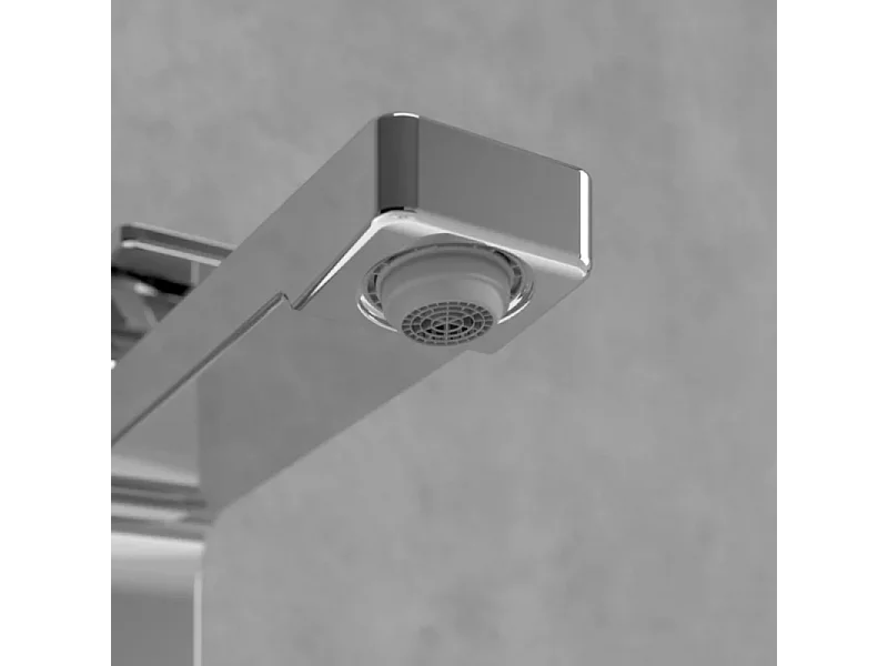Mitigeur lavabo surélevé VILLEROY ET BOCH Architectura Square avec vidage Push Open Chrome